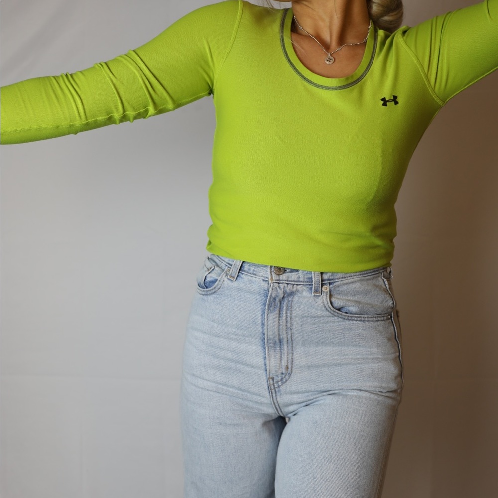 FREE Under armour lime green long sleeve